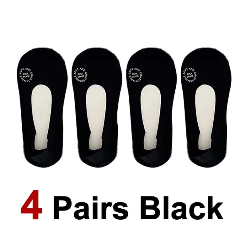 Women's Invisible Socks Breathable Mesh Thin No-Show with Silicone Grip Spring Summer — image 9
