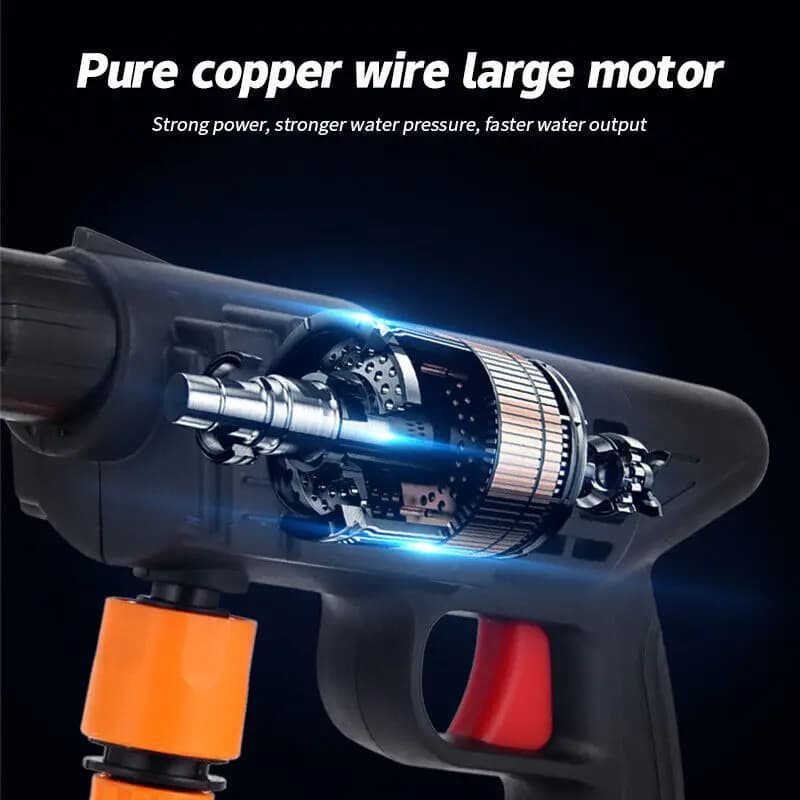 Cordless High Pressure Car Washer Portable Handheld Water Jet Cleaner with Batteries — image 7