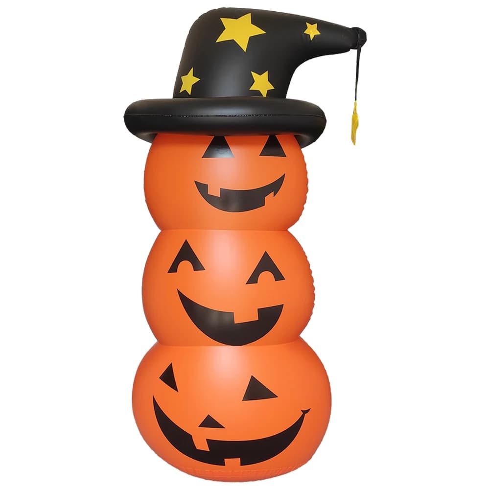 Halloween Ghost Inflatable Windproof Pumpkins Horror Festival Garden Decoration — image 7