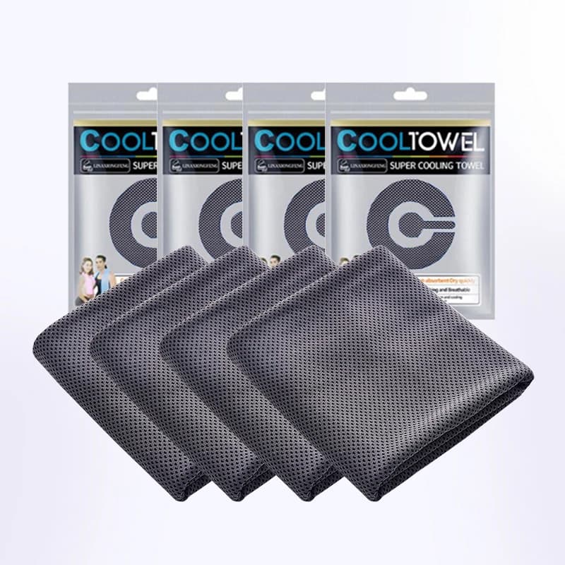 Cooling Towels 4 Pcs Large 35.4x11.8 Inch Soft Quick-Dry Breathable for Gym Yoga — image 7