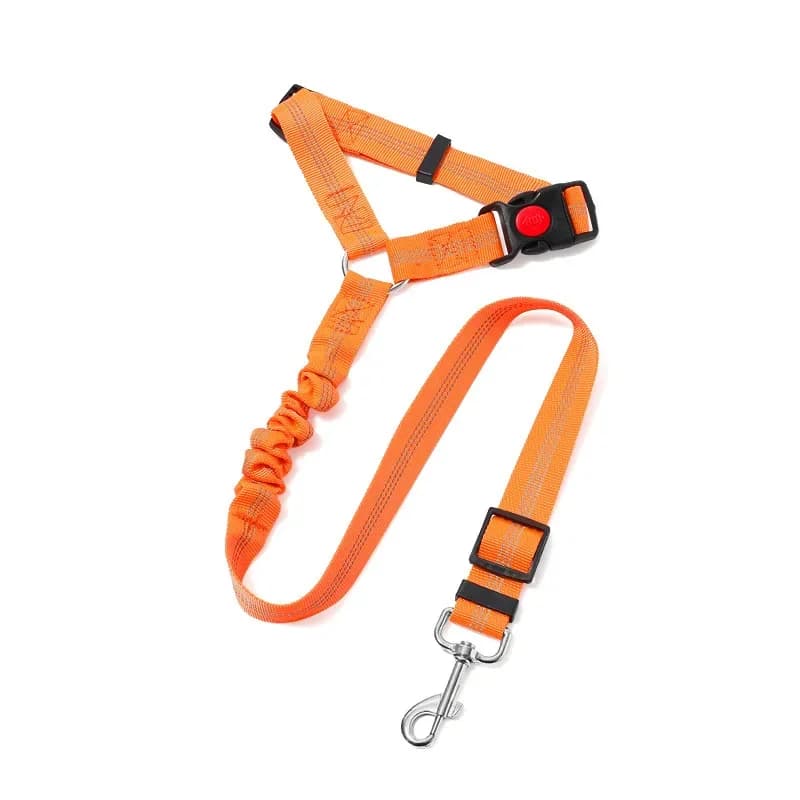Dog Car Seat Belt Adjustable Reflective Pet Safety Collar New Accessories for UK — image 11
