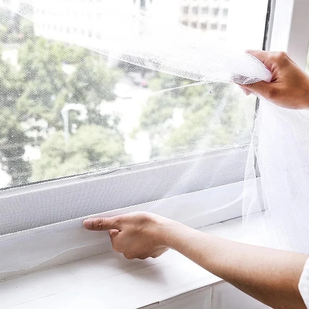 Adhesive Window Screen Mosquito Insect Proof DIY Installation for Home Use — image 3