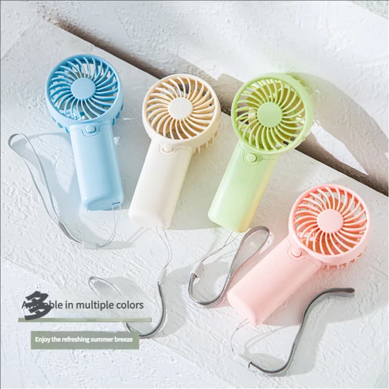 Portable Mini Handheld Fan Battery Powered Pocket Air Cooler Small