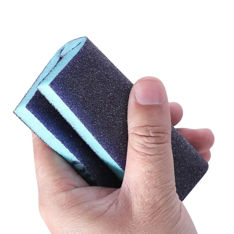 Sanding Sponge 6PCS 60-320 Grit Washable Reusable Wet Dry New Blocks for Metal U — image 5
