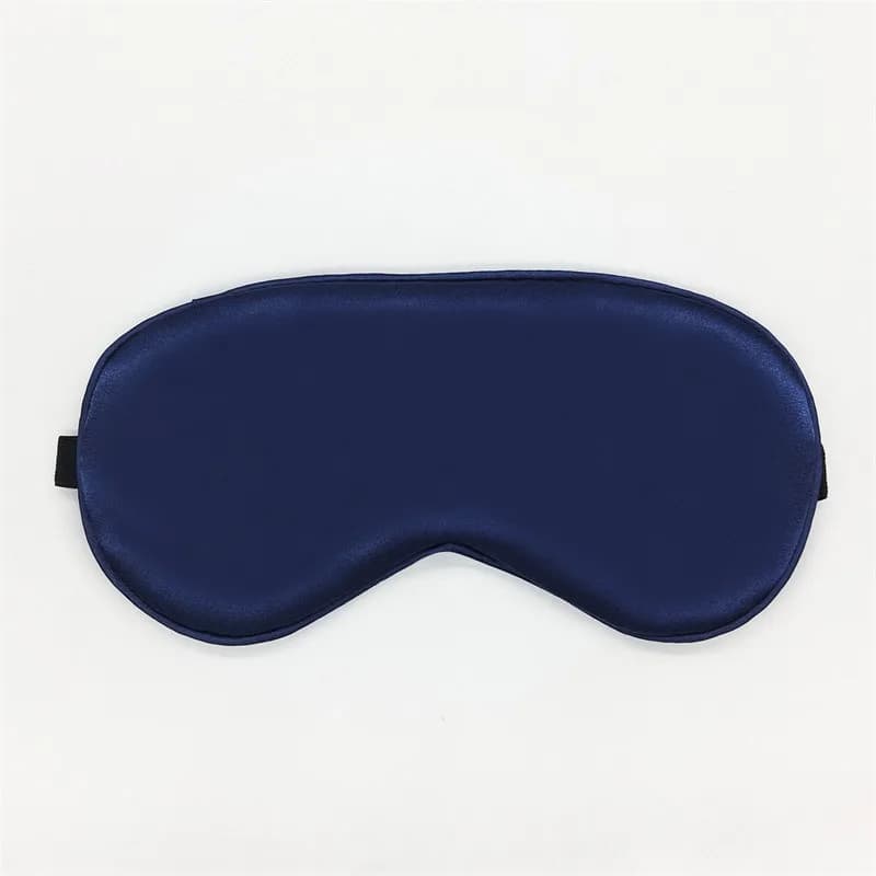 Sleep Eye Mask Blackout 100% Zero Pressure Silk Blindfold Adjustable New Soft UK — image 7