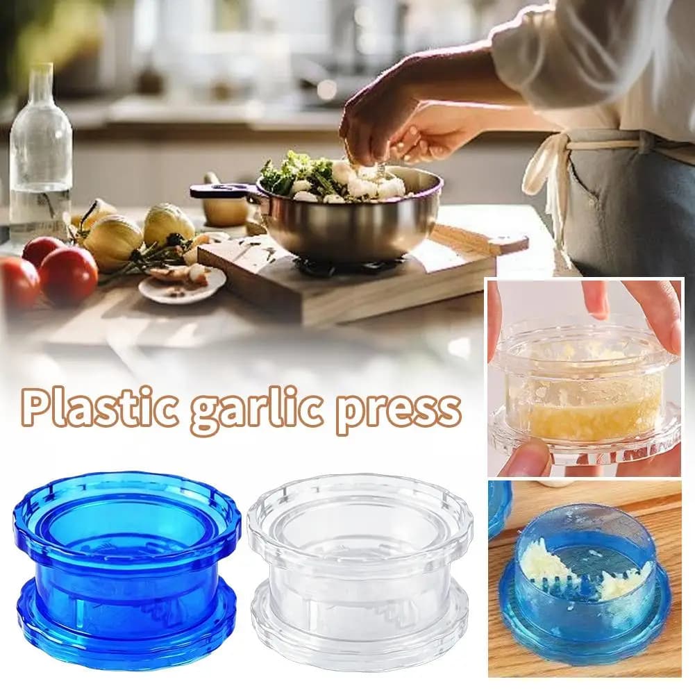 Garlic Presser Mincer Twist Crusher Manual Plastic Kitchen Gadget — image 5