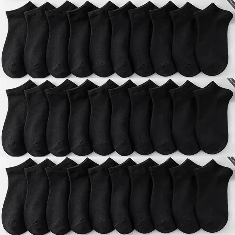 Invisible Boat Socks Women Men Low Cut Non-Slip Silicone No-Show 30 Pairs — image 15