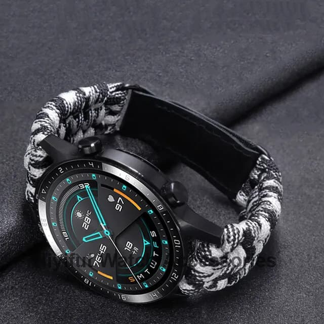 Braided Watch Band 20mm 22mm Universal Velcro Strap for Galaxy Watch Gear S3 — image 15