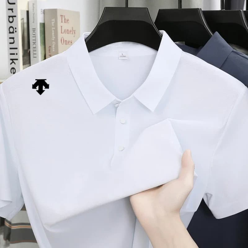 Men's Embroidery Polo Shirt Fashion Sports Top Summer Breathable Comfortable — image 2