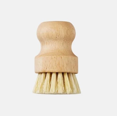 2 Pcs Wooden Dish Brush Kitchen Cleaning Brush Natural Sisal Coconut — image 8