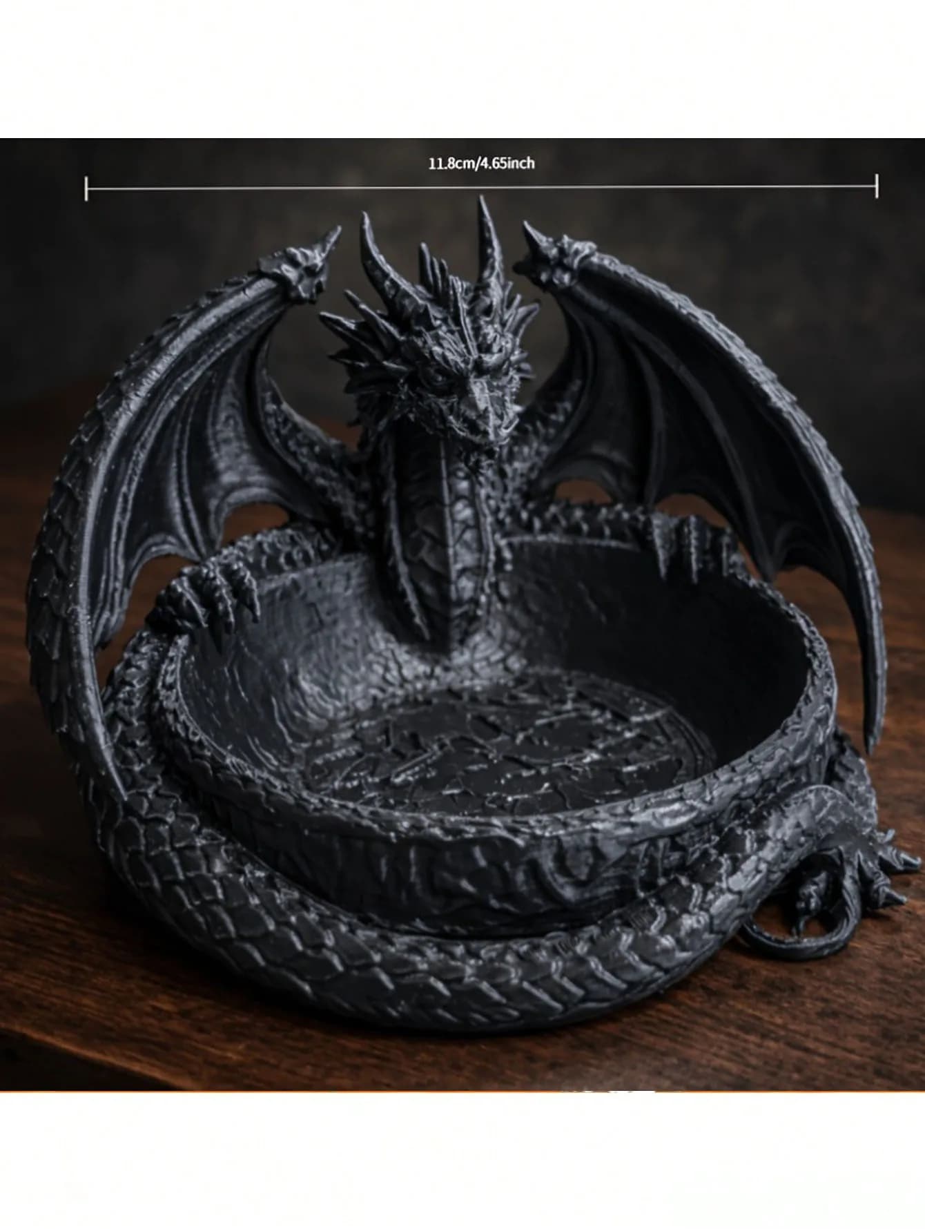 Dragon Storage Tray Gothic Fantasy Crystal Display Jewellery Ornament — image 2