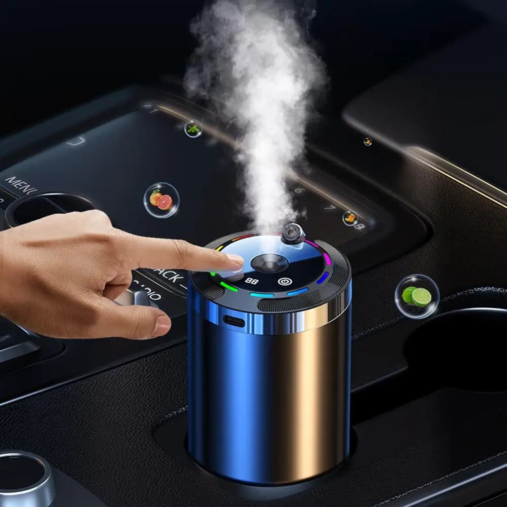 Car Fragrance Humidifier 5 Modes Scent Air Odor Eliminator Diffuser New Long New — image 5