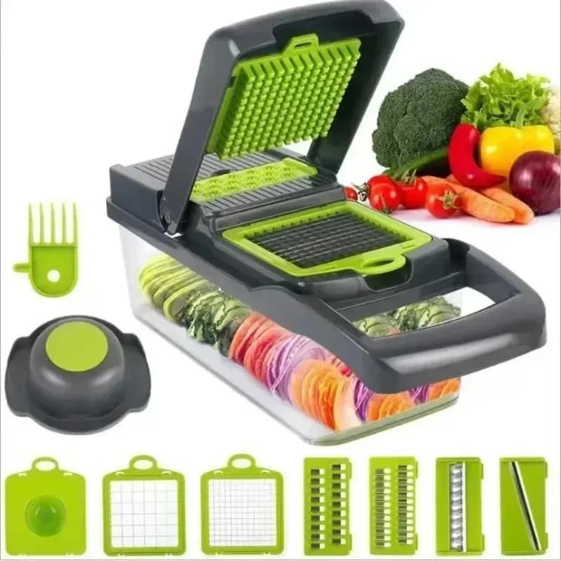 16-in-1 Multifunctional Vegetable Cutting Slicer Kitchen Shredder — image 2
