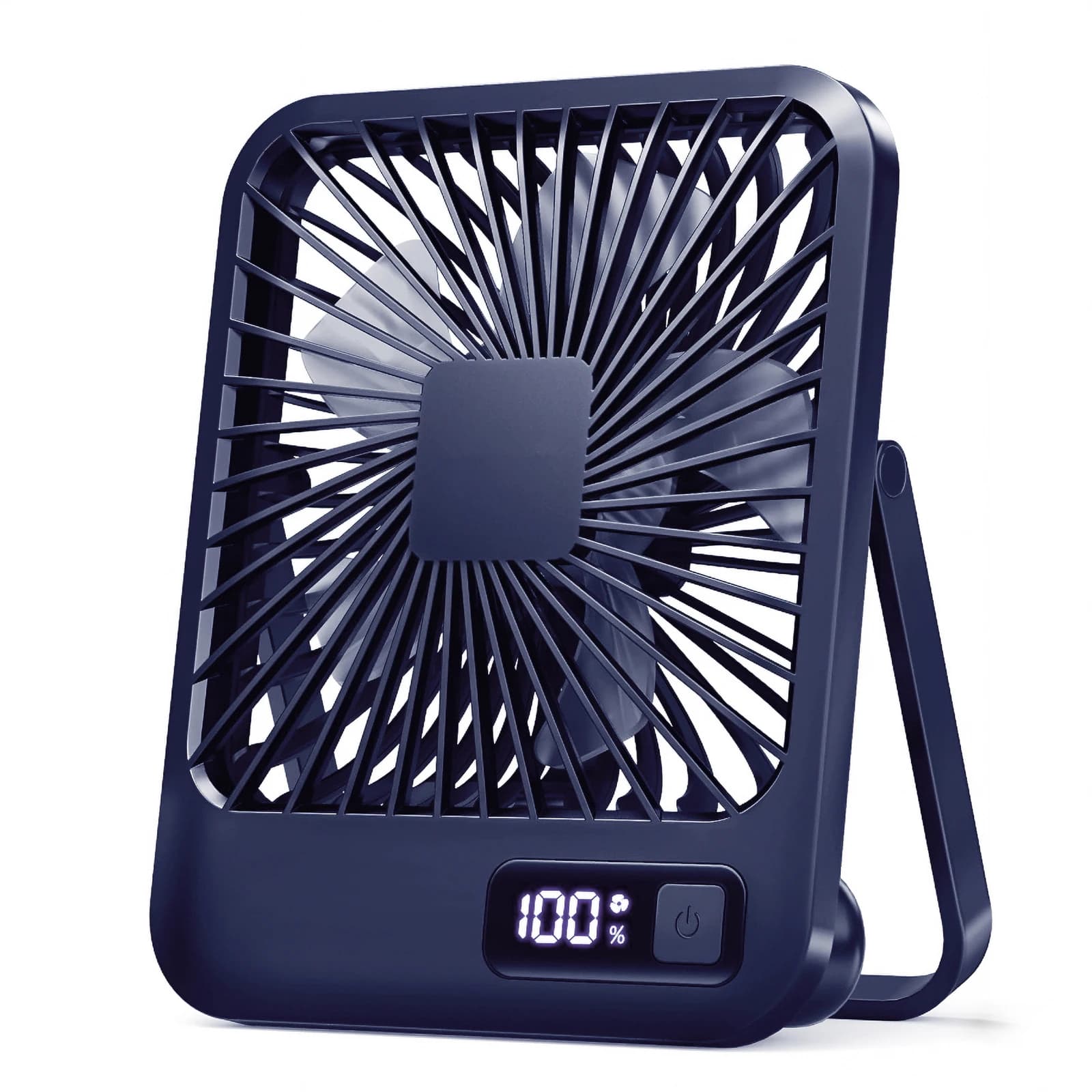 Portable USB Rechargeable Desk Fan 180° Tilt Foldable Personal Cooling Fan — image 8