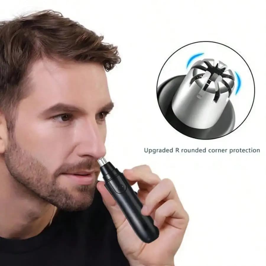 Electric Nose Hair Trimmer Ear Eyebrow Facial Hair Remover for Men and Women — image 3