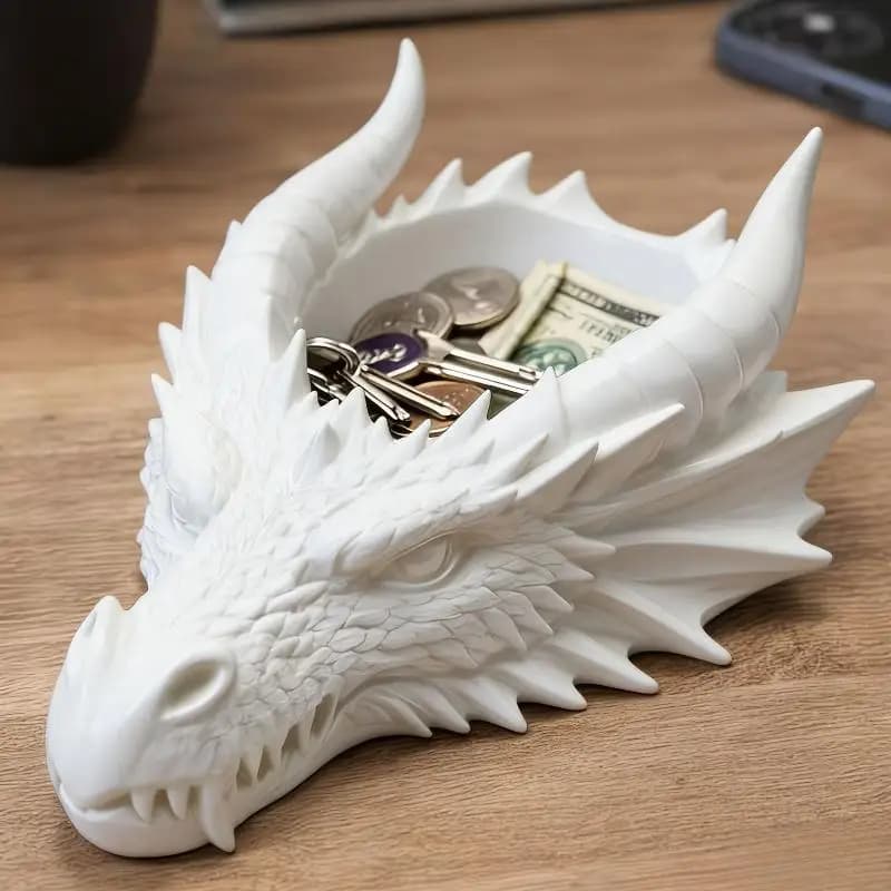 Gothic Dragon Head Storage Tray Jewellery Display Rack Fantasy Organiser — image 3