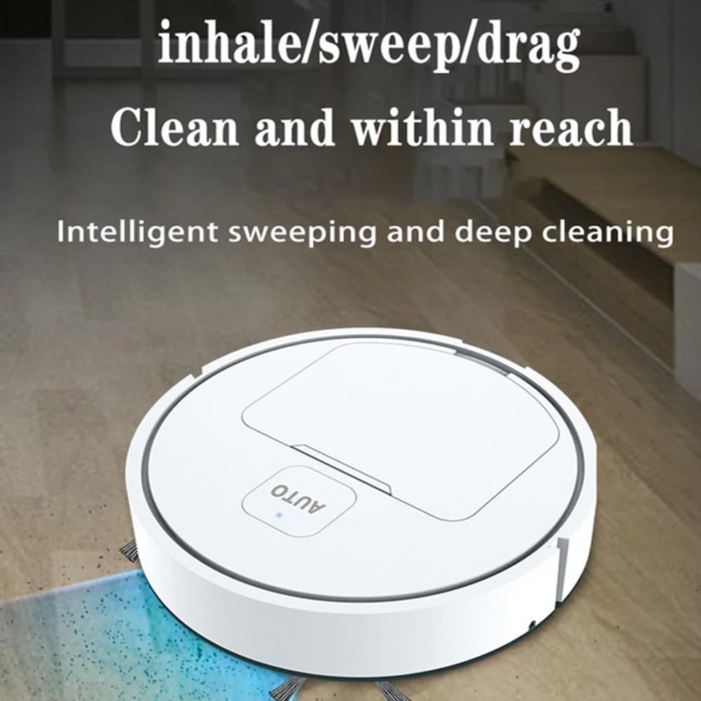 3-in-1 Robot Vacuum Cleaner USB Rechargeable Smart Navigation Object Avoidance — image 2