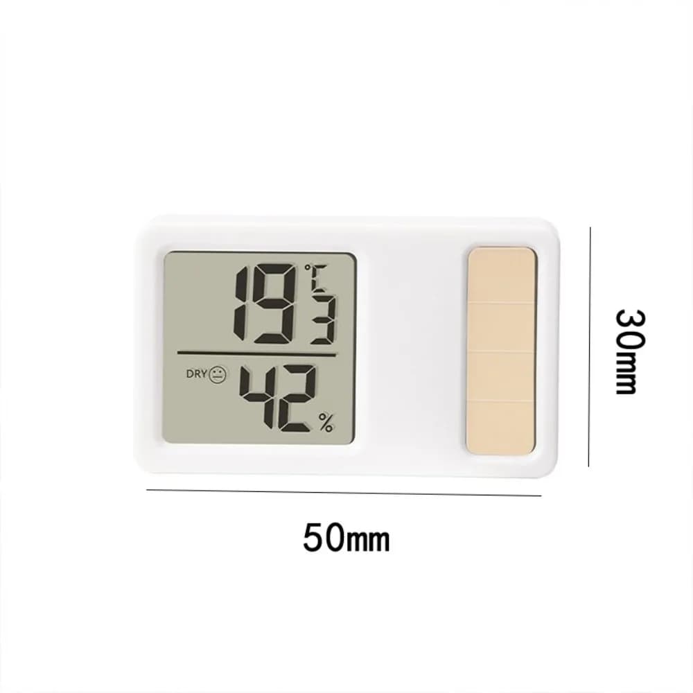Solar Powered Thermometer Hygrometer Temperature Humidity Meter New 69HF High UK — image 7