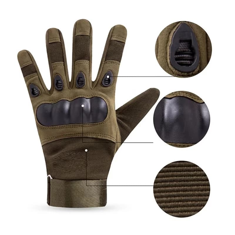 Touch Screen Motorcycle Gloves Summer Breathable Full Finger Motorbike Riding — image 3