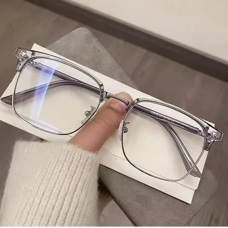 Men's Photochromic Glasses Half Frame Anti-Blue Light Computer Glasses — image 10