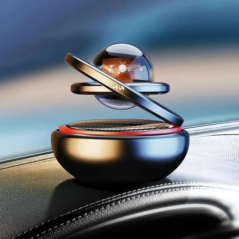 Solar Car Air Freshener Rotating Aromatherapy Diffuser Interior UK — image 3