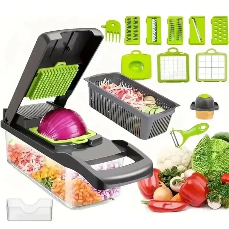 16-in-1 Multifunctional Vegetable Cutting Slicer Kitchen Shredder — image 5