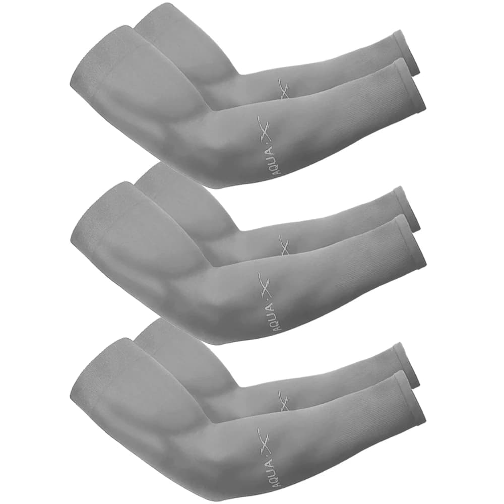 3 Pairs UV Sun Protection Arm Sleeves Ice Silk Unisex Summer Outdoor Riding — image 10