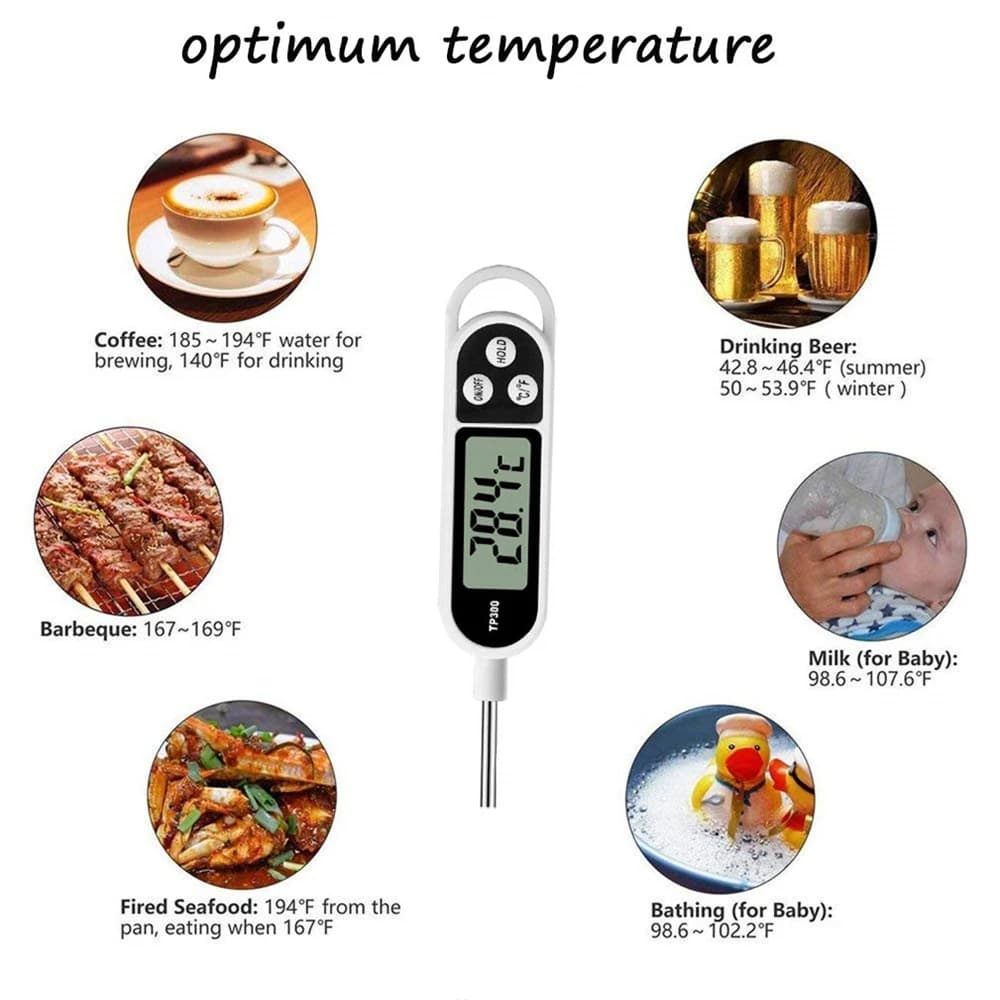 Digital Meat Thermometer Probe Kitchen Food Cooking BBQ Oven TP300 — image 3