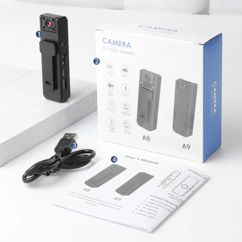 Mini Handheld Camera 1080P HD Infrared Night Vision Portable Sports Camera — image 6