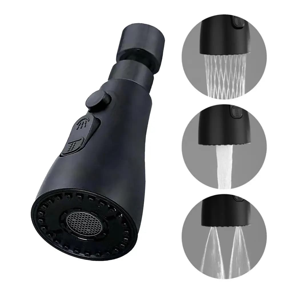 3-in-1 Kitchen Faucet Extender 360° Rotating Tap Sprayer Multi-Mode Water Nozzle — image 8