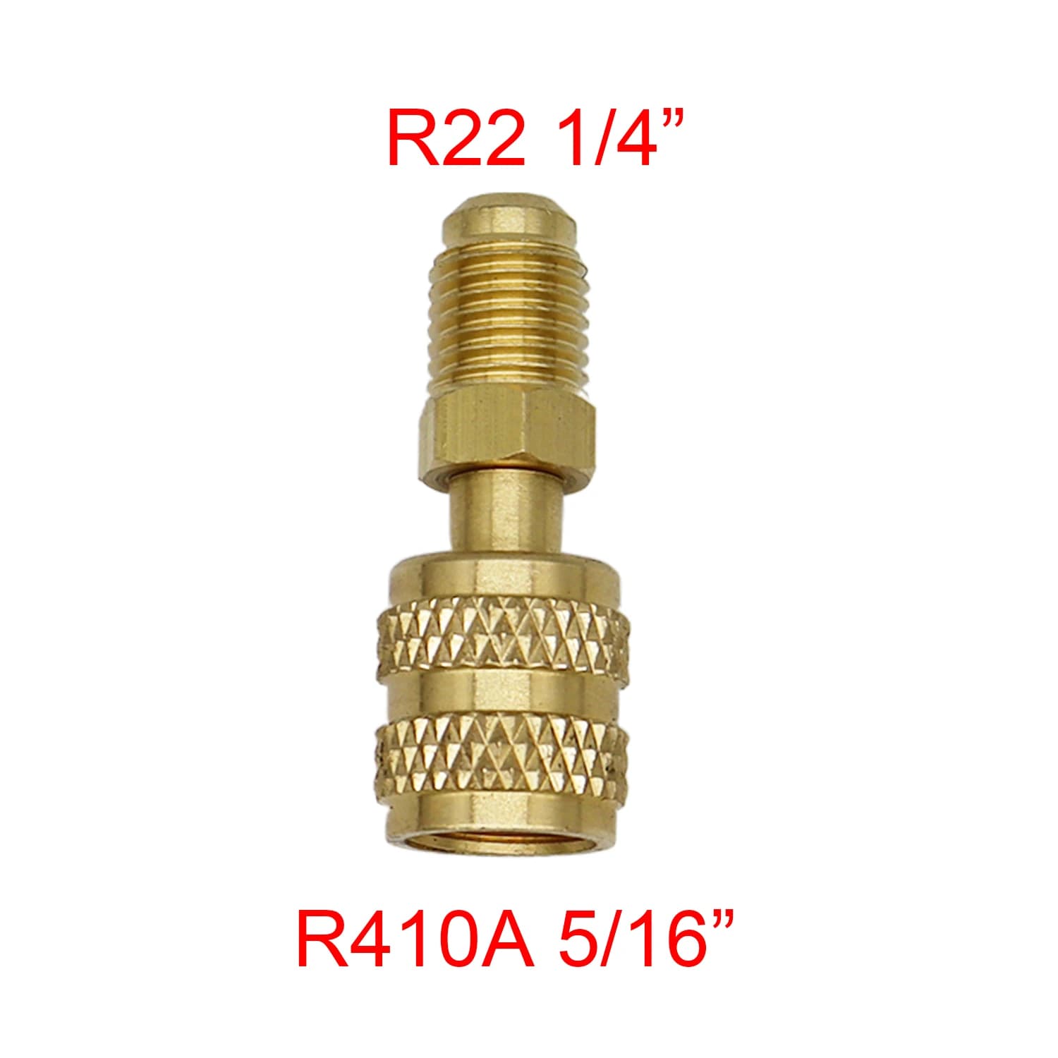 Vacuum Pump Brass Adapter R410a 5/16 SAE F To 1/4 SAE New 1PCS Quick Couplers UK — image 11