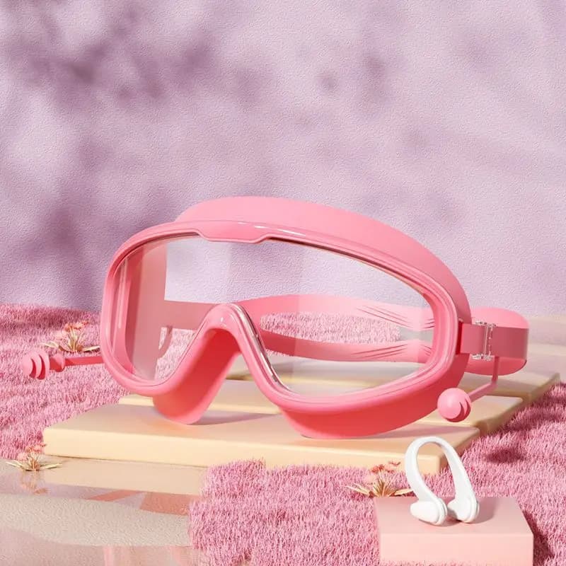 Swimming Goggles Anti-fog High-definition Silicone Kids Adult New Children Non U — image 9