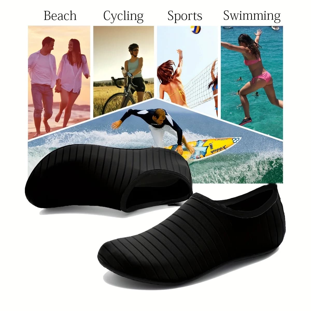 Water Shoes Barefoot Quick-Dry Anti-Slip Beach Swim Sports Aqua Socks Women Men — image 5
