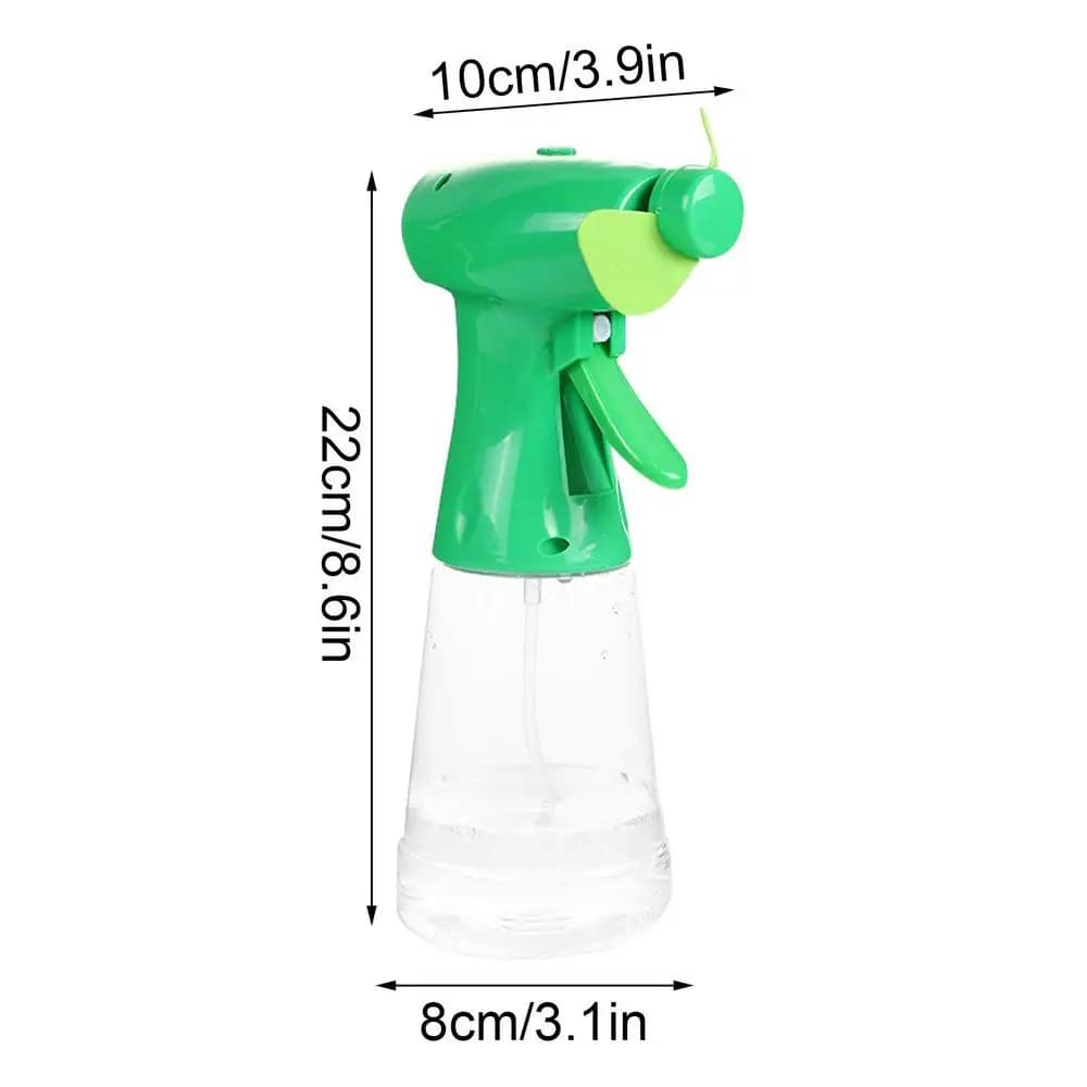 Portable Fan with Mist Water Spray Cooling Fan Battery Operated Personal — image 6