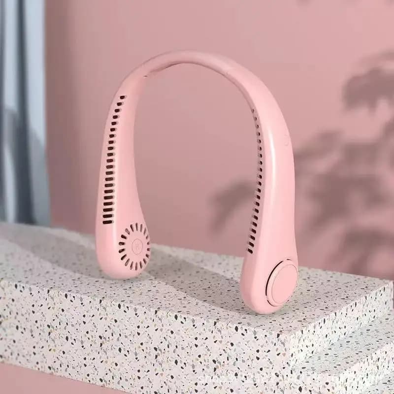 Portable Mini Hanging Neck Fan Bladeless USB Rechargeable Summer Neckband Fan — image 11