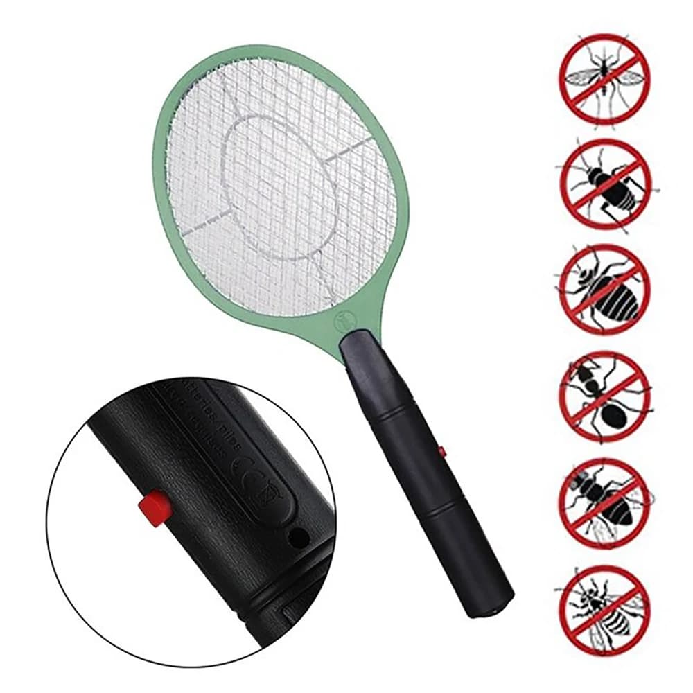 Electric Fly Insect Bug Zapper Handheld Racket Mosquito Killer Bat Swatter — image 10