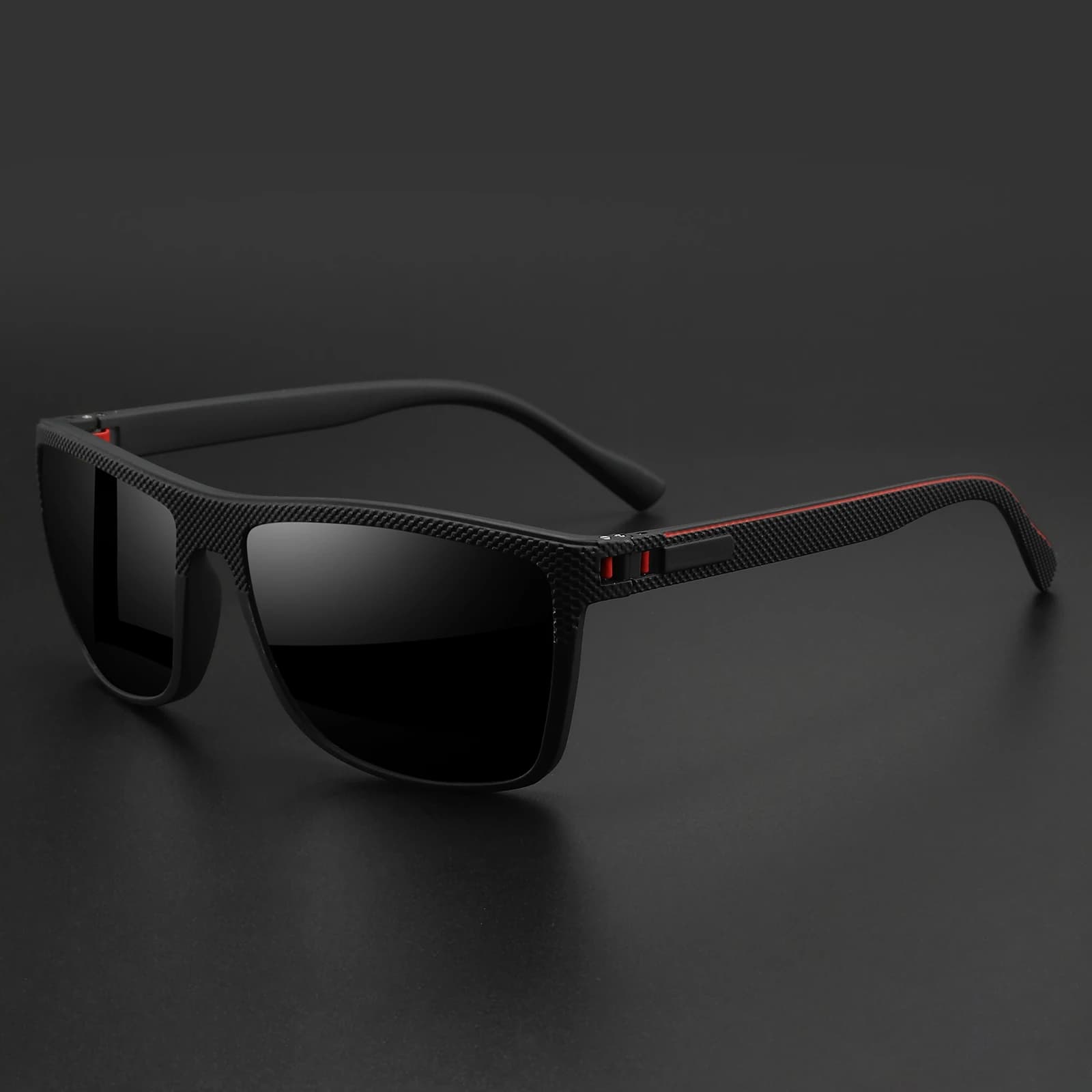 Polarised Square Sunglasses with Spring Hinge for Cycling and Fishing — image 14