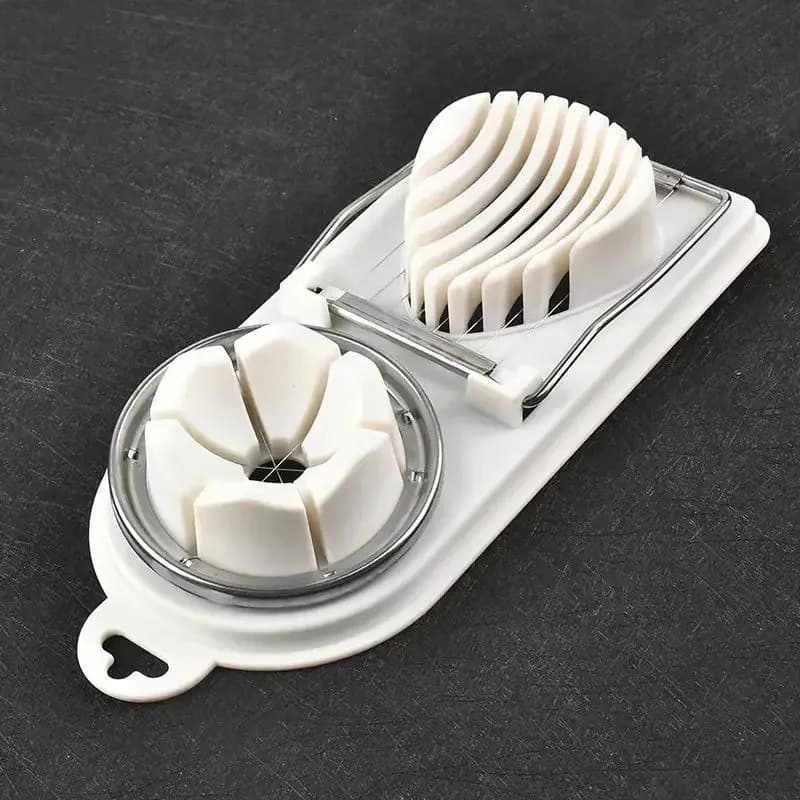 Egg Cutter 2-in-1 Stainless Steel Wire Pull Kitchen Tool New Multifunctional for — image 7