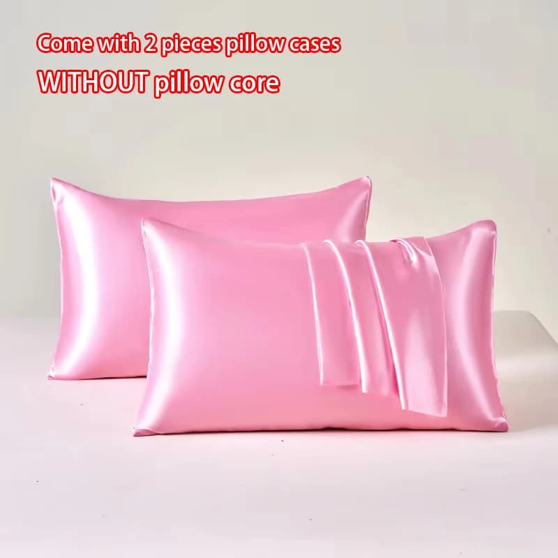 Satin Pillowcase Set of 2 Soft Breathable Cooling Pillow Covers | 2 Pcs — image 9