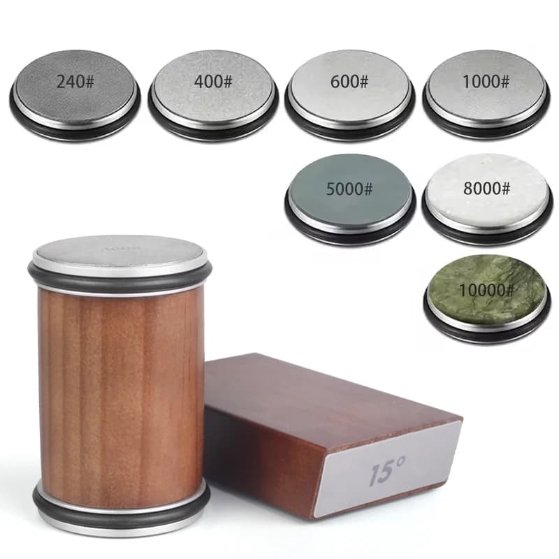 Rolling Knife Sharpener Magnetic Holder Diamond Stone Kit 15 20 Degree — image 18