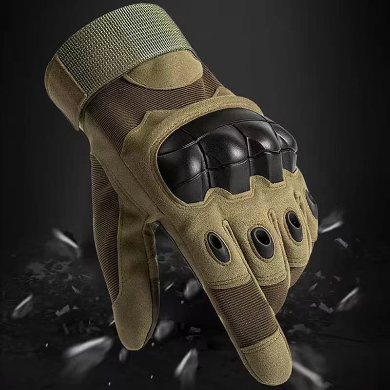 Touch Screen Motorcycle Gloves Summer Breathable Full Finger Motorbike Riding — image 5