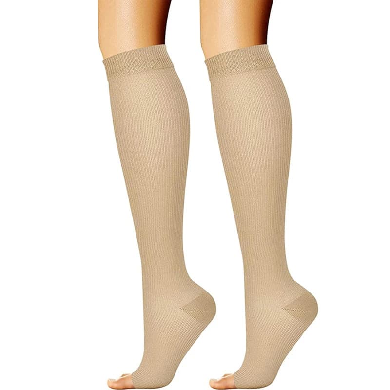 Unisex Knee High Compression Stockings Graduated Pressure — image 3