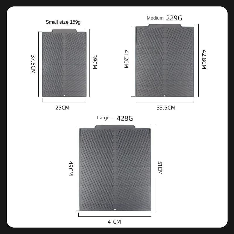 Silicone Drain Pad Drying Mat Kitchen Dish Tableware Non-slip New 1PC Pots for U — image 7