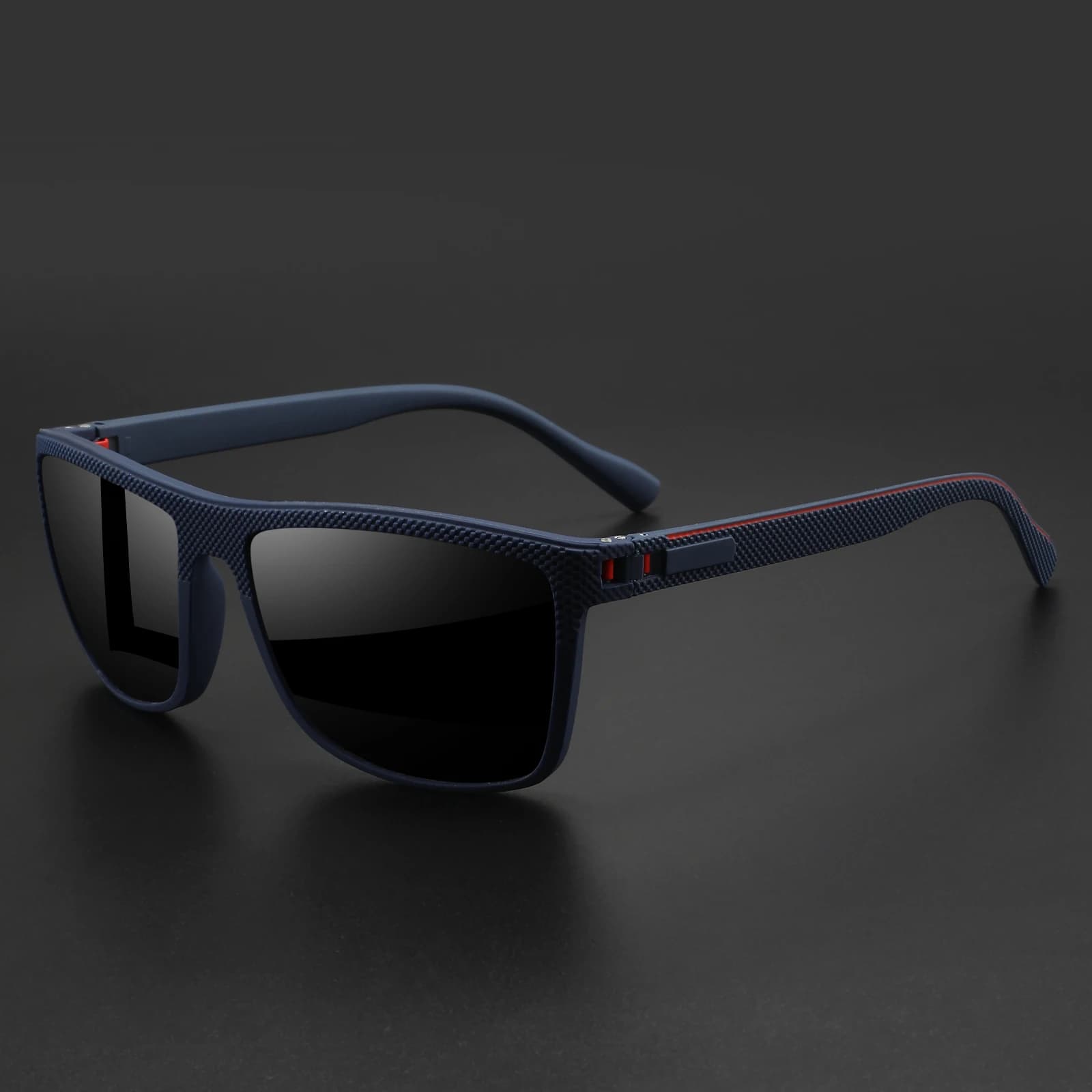 Polarised Square Sunglasses with Spring Hinge for Cycling and Fishing — image 10
