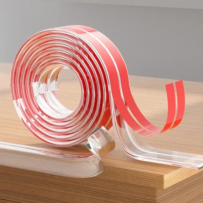 Baby Safety Table Edge Guard Furniture Corner Protector Strip New Transparent UK — image 6