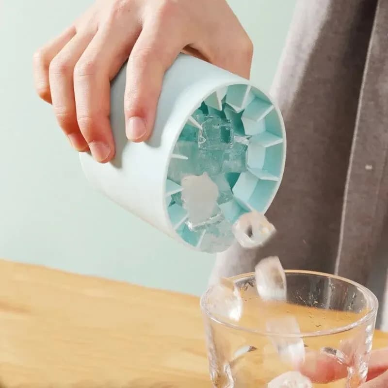Silicone Ice Cube Mould Round Ice Bucket DIY Freeze Maker Barware Tools Summer UK — image 2