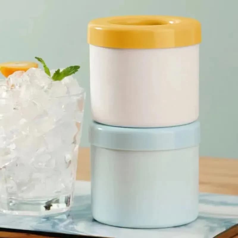 Silicone Ice Cube Mould Round Ice Bucket DIY Freeze Maker Barware Tools Summer UK — image 3