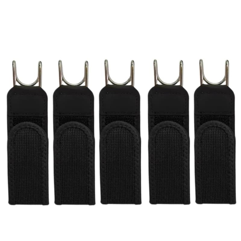 Elastic Belt No Buckle Adjustable Invisible Waistband with Metal Hook and Velcro — image 15