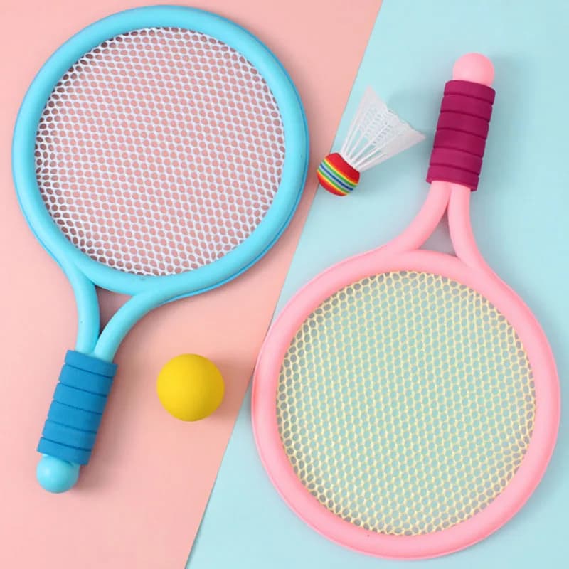 Kids Badminton Racket Set Children Outdoor Sports Toy Tennis Set Ages 3-12 — image 2