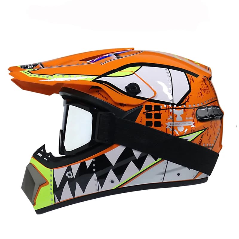 Kids Motocross Helmet Off-Road Downhill DH AM Cross Bike Helmet for Children — image 11